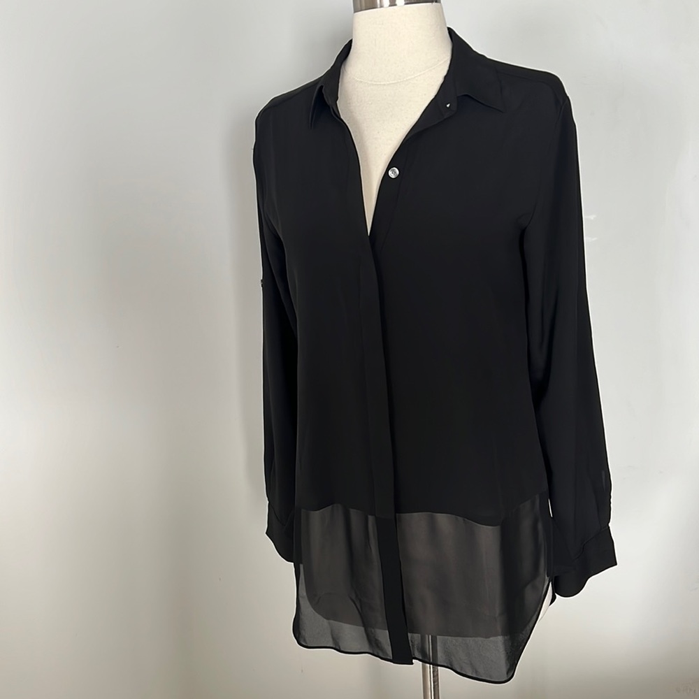 Dknyc Black Oversized Button Down - image 1